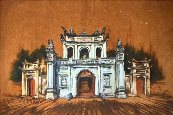 Triển lãm "Ngàn năm di sản" diễn ra từ ngày 8/8 đến 25/9 tại Văn Miếu – Quốc Tử Giám.