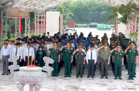 Quảng Bình: Truy điệu và an táng các Anh hùng liệt sĩ hi sinh tại Lào ảnh 1 Quảng Bình: Truy điệu và an táng các Anh hùng liệt sĩ hi sinh tại Lào ảnh 1