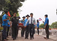 Quảng Bình: Truy điệu và an táng các Anh hùng liệt sĩ hi sinh tại Lào ảnh 4