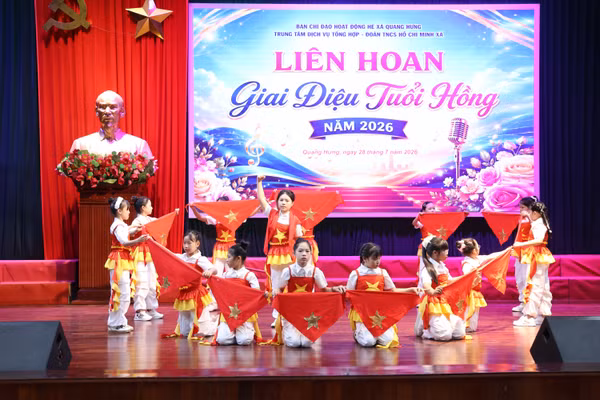 Hội diễn 'Giai điệu tuổi hồng' toàn quốc lần thứ XIII năm 2026 diễn ra vào tháng 12