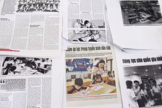Một số tác phẩm tham gia Giải báo chí Vì sự nghiệp giáo dục Việt Nam 2026.