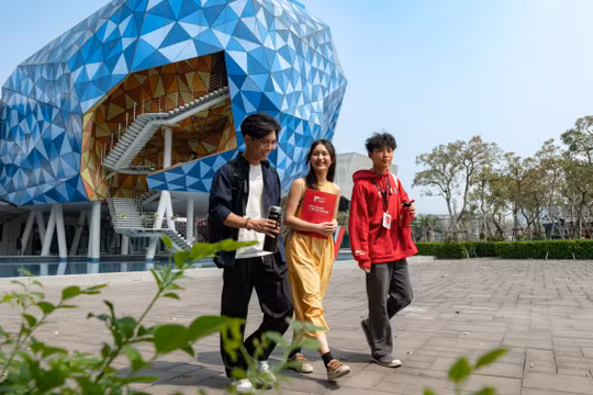 Sinh viên Trường Đại học Anh Quốc Việt Nam. Ảnh minh họa/BUV.