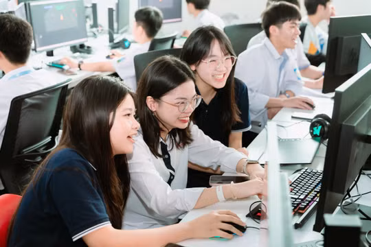 Một lớp học của BUV.