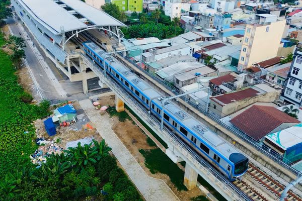 Tuyến metro Bến Thành - Suối Tiên. Ảnh: Q.H