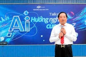Tiến sĩ Phùng Kim Phú, Hiệu trưởng Trường THPT Hoàng Diệu (TP Cần Thơ) nói về quá trình đưa AI vào trường học.