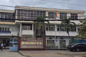 Trụ sở VPĐK đất đai TP Cần Thơ.