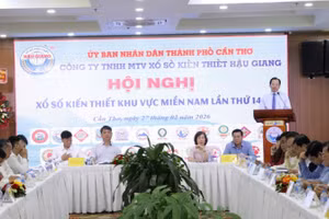 Quang cảnh Hội nghị Xổ số kiến thiết khu vực miền Nam lần thứ 140.