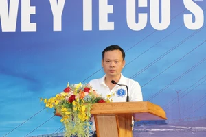 PGS.TS.BS Hoàng Quốc Cường - Giám đốc Sở Y tế TP Cần Thơ phát biểu tại sự kiện.