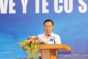 PGS.TS.BS Hoàng Quốc Cường - Giám đốc Sở Y tế TP Cần Thơ phát biểu tại sự kiện.