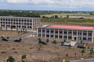 Cơ sở vật chất khang trang của Trường Văn hóa Công an nhân dân III.