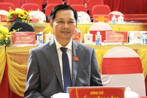Ông Trần Văn Lâu, tân Bí thư Tỉnh ủy Vĩnh Long. (Ảnh: Phạm Trung)