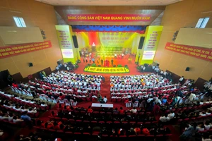 Khai mạc Đại hội Đảng bộ tỉnh Vĩnh Long lần thứ I, nhiệm kỳ 2025 - 2030. Ảnh: Phạm Trung.