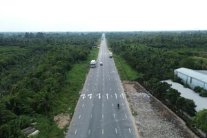 Cao tốc Cần Thơ - Cà Mau vừa thông xe toàn tuyến hôm 19/1.