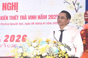 Phó Chủ tịch UBND tỉnh Vĩnh Long Nguyễn Quỳnh Thiện đánh giá cao những thành tích XSKT Trà Vinh đạt được trong năm 2025.