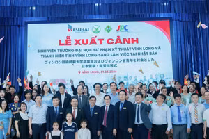 Tân kỹ sư Trường ĐH SPKT Vĩnh Long chuẩn bị sang Nhật Bản làm việc.