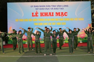 Khai mạc Hội thao quốc phòng - an ninh học sinh THPT Vĩnh Long lần thứ I