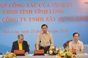 Bí thư Tỉnh ủy, Chủ tịch UBND tỉnh Vĩnh Long làm việc gỡ khó cho dự án gần 6.000 tỷ đồng chậm tiến độ nhiều năm.