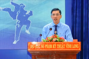 PGS.TS Nguyễn Thanh Tùng, người "thuyền trưởng" âm thầm của Trường ĐH Sư phạm Kỹ thuật Vĩnh Long.