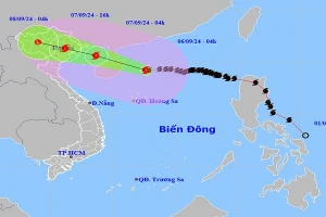 Siêu bão Yagi mạnh cấp 16, ảnh hưởng trực tiếp tới Vịnh Bắc Bộ