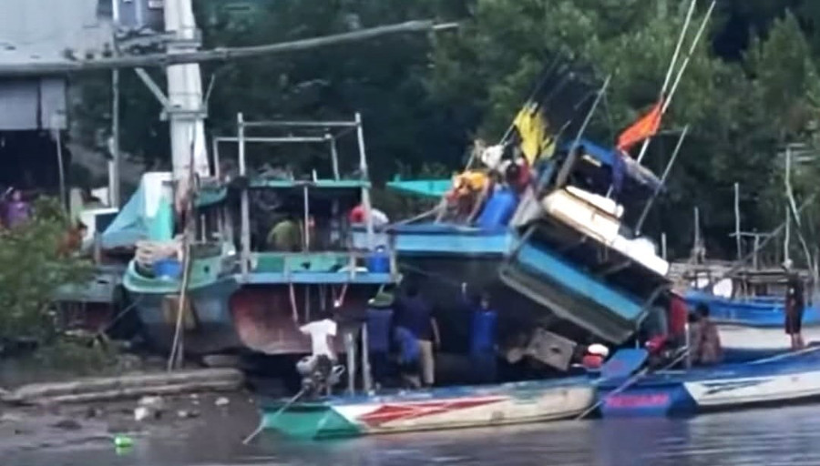 Hiện trường vụ tai nạn.