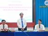 Bộ trưởng Bộ GD&ĐT Nguyễn Kim Sơn làm việc với Trường Đại học Nha Trang. (Ảnh: Thành Tâm)