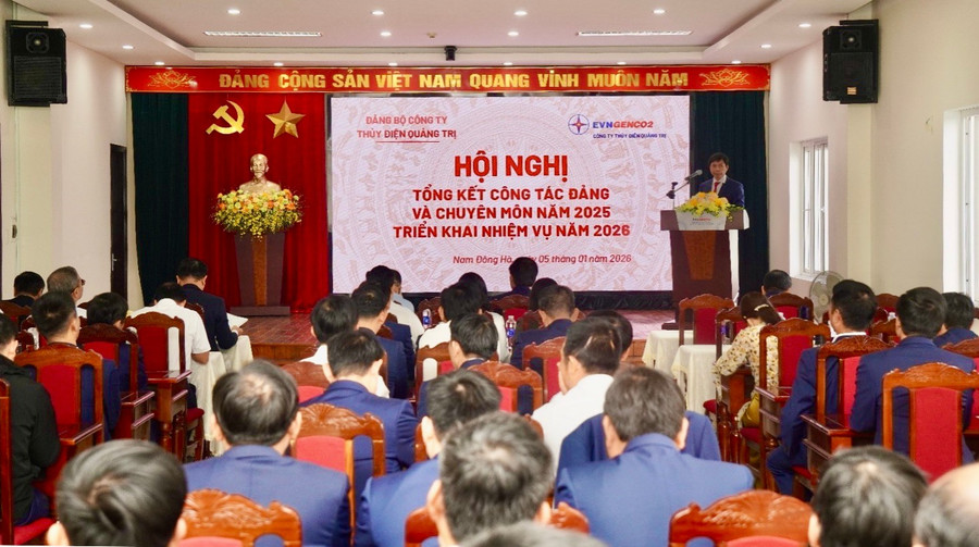 Công ty Thủy điện Quảng Trị tổng kết công tác Đảng và hoạt động sản xuất-kinh doanh.