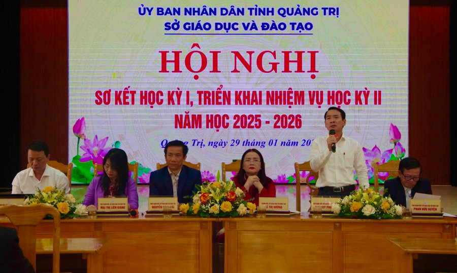 Ngành Giáo dục Quảng Trị đạt nhiều kết quả nổi bật trong học kỳ I.