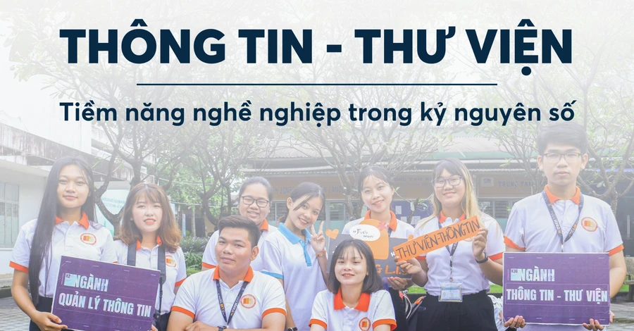 Sinh viên ngành Thông tin - Thư viện.