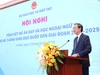 Thứ trưởng Thường trực Phạm Ngọc Thưởng phát biểu tại hội nghị.