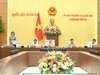 Phiên họp cho ý kiến về kết quả giám sát chuyên đề “Việc thực hiện chính sách, pháp luật về phát triển và sử dụng nguồn nhân lực đáp ứng yêu cầu phát triển kinh tế - xã hội, nhất là nguồn nhân lực chất lượng cao”.