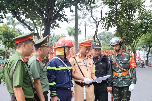 Công an TP Hà Nội tại sự kiện A80.