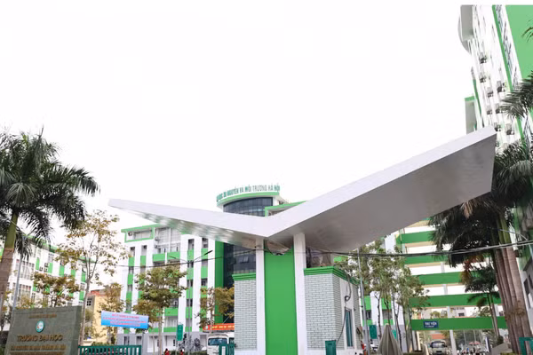 Một góc cơ sở vật chất của Trường Đại học TN&MT Hà Nội.