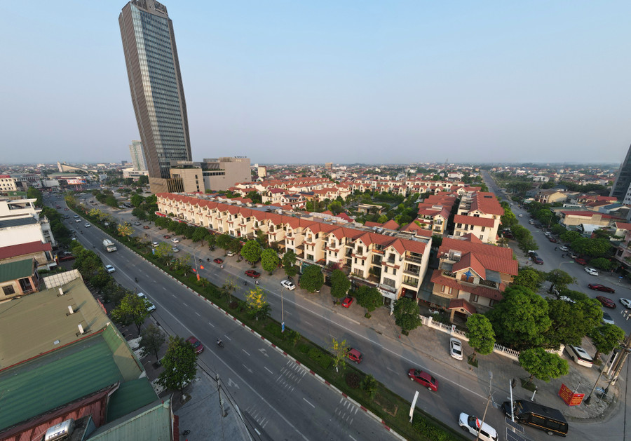 Một góc phường Thành Sen, Hà Tĩnh.