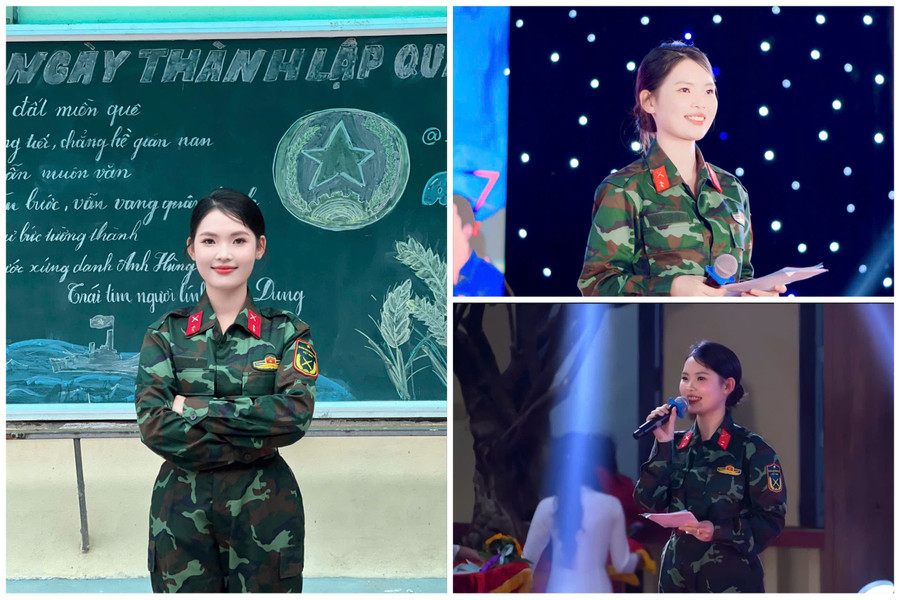 Tự tin, bản lĩnh và đầy truyền cảm – Cẩm Ly sớm bộc lộ năng khiếu làm MC và khả năng dẫn dắt các hoạt động tập thể. bd51d75ce33b56650f2a.jpg