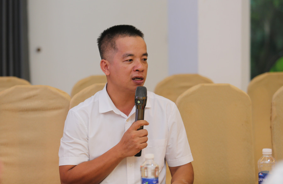 Ông Đào Thanh Tuy - Trưởng Ban Điện tử đề xuất thúc đẩy phát triển đa phương tiện. 4i7a0942.jpg