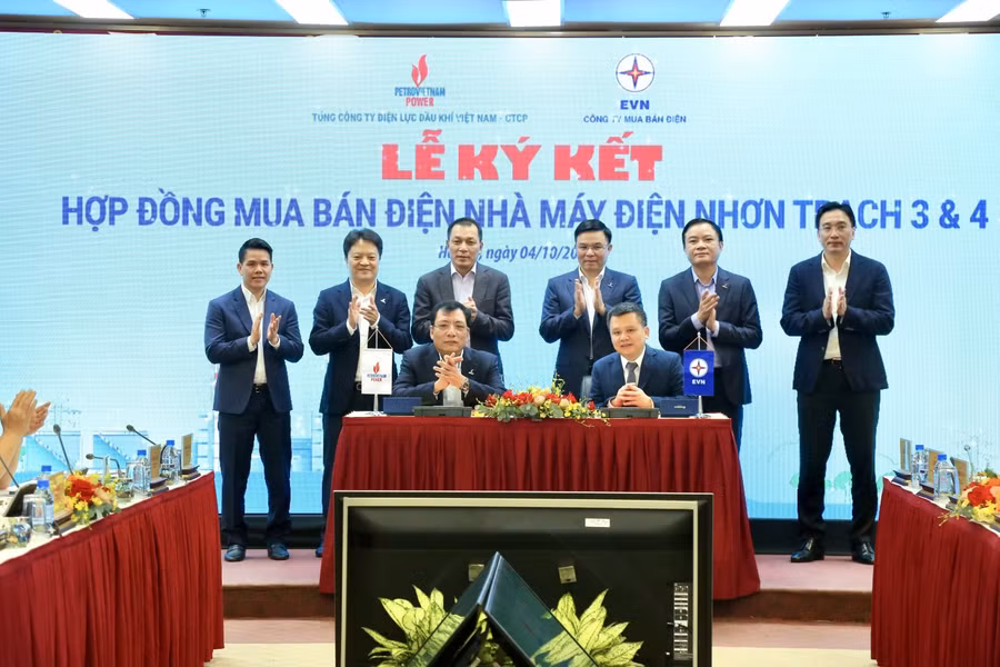 Lễ ký kết Hợp đồng PPA Nhà máy điện Nhơn Trạch 3&4.