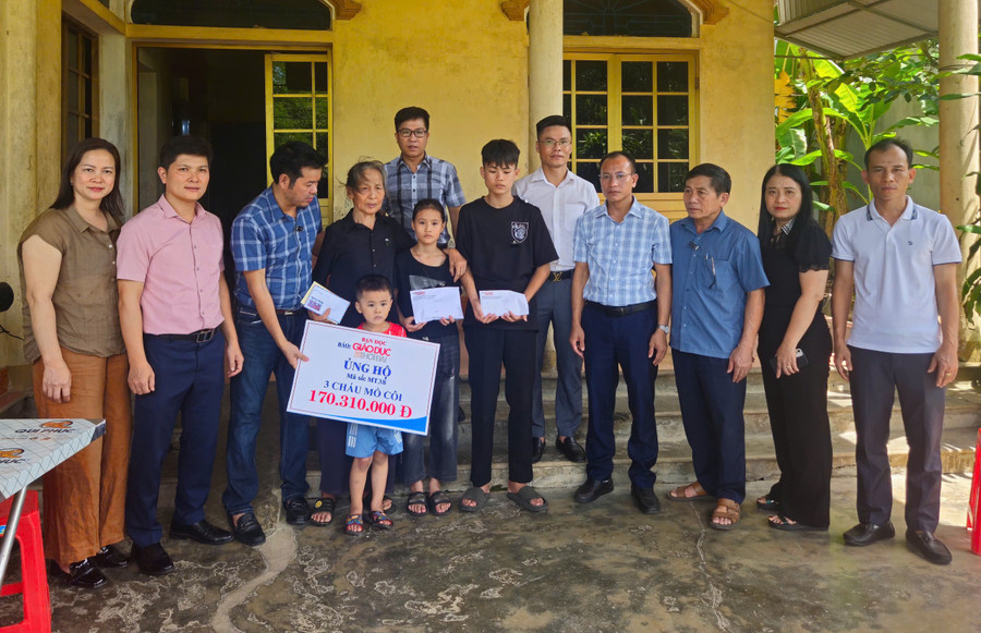 Nhiều sẻ chia từ bạn đọc Báo GD&TĐ cùng các tấm lòng hảo tâm dành cho 3 cháu mồ côi cha mẹ. 3.jpg