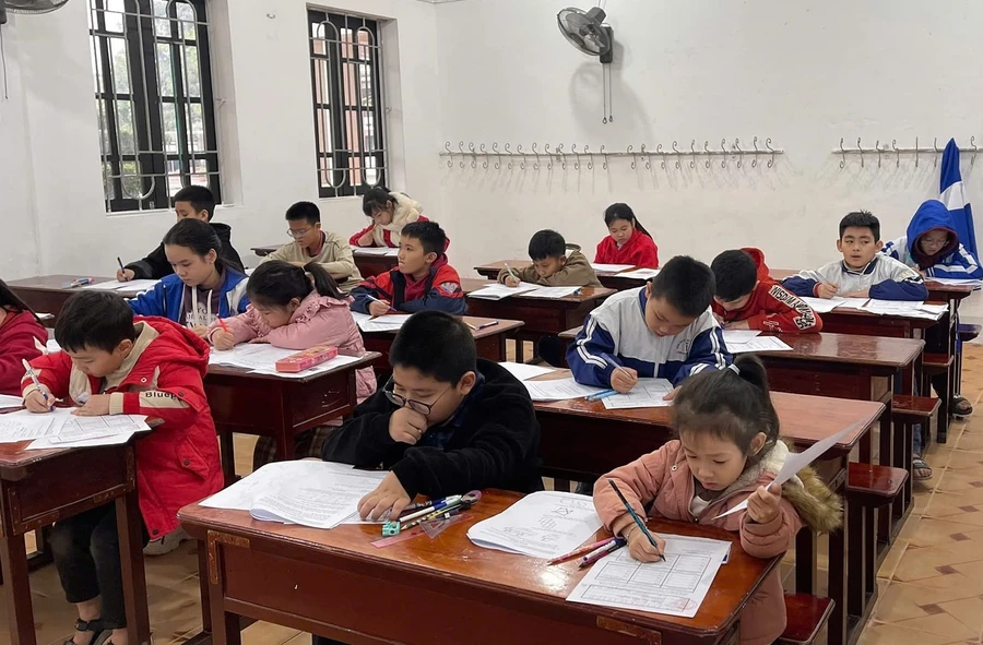 Tỷ lệ “chọi” Trường THCS Lê Văn Thiêm lên tới 1/4,58.