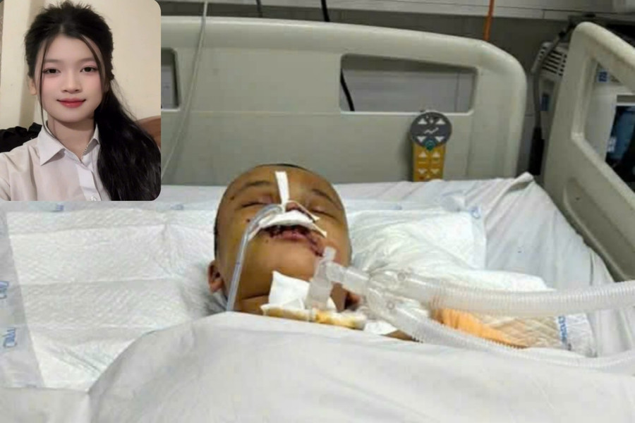 Yến Nhi bị chấn thương nặng sau vụ tai nạn, phải chờ cơ hội phẫu thuật sọ não.