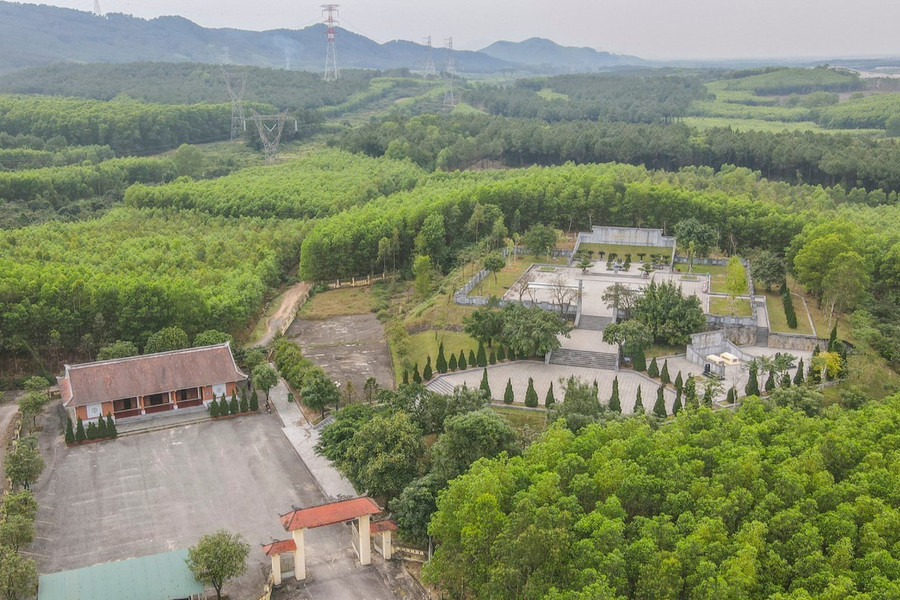 Quần thể khu di tích cố Tổng Bí thư Hà Huy Tập. (Ảnh: P.T)