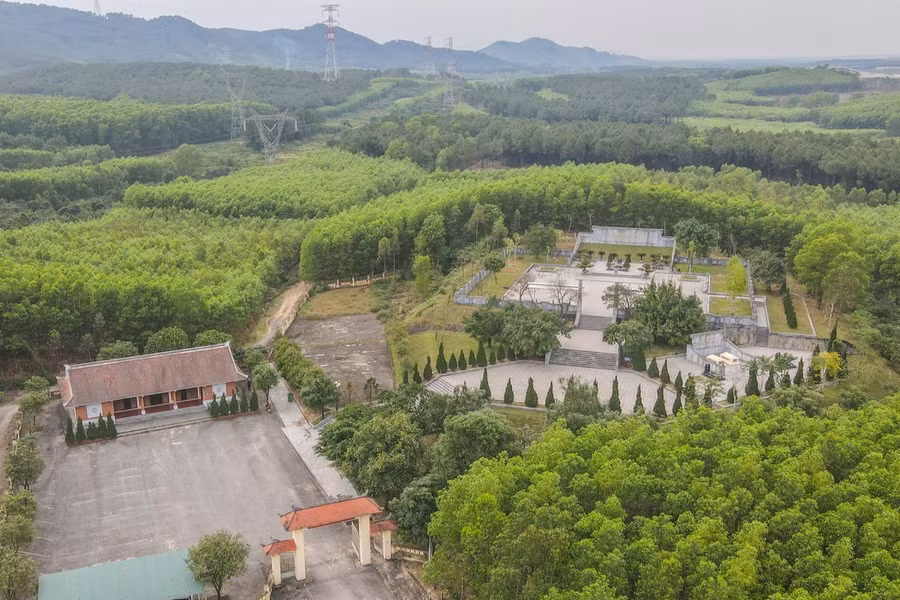 Quần thể khu di tích cố Tổng Bí thư Hà Huy Tập. (Ảnh: P.T)