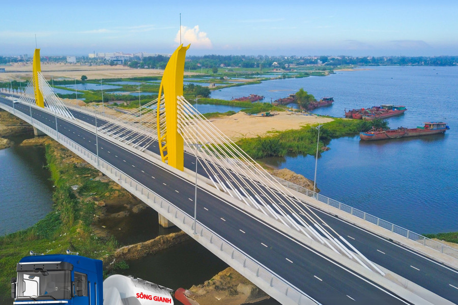 Cầu Ông Điền (Quảng Nam) sử dụng 12.000 tấn xi măng Sông Gianh. 481080105-1057472503071894-8923855124620071113-n.jpg