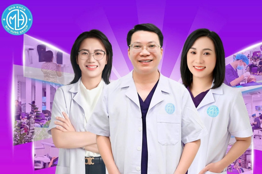 Bác sỹ Phạm Tiến Hùng (giữa) và các cộng sự. 1000029924.jpg