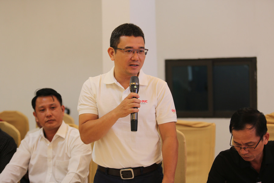 Ông Vũ Thành Hưng - Phó Ban Thư ký phát biểu tại Hội nghị. 4i7a0815.jpg