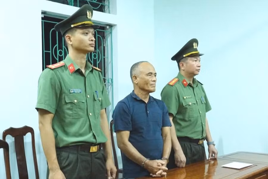 Công an Hà Tĩnh khởi tố, bắt tạm giam Phạm Viết Công. (Ảnh: CAHT)