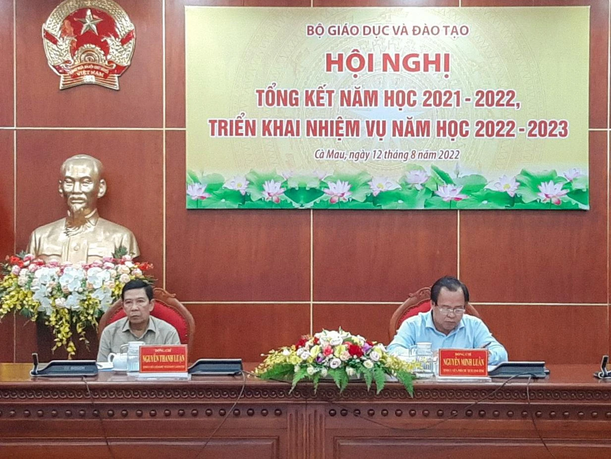 Quang cảnh hội nghị tổng kết tại tỉnh Cà Mau.