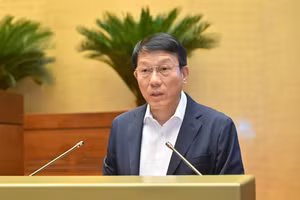 Bộ trưởng Bộ Công an Lương Tam Quang. 