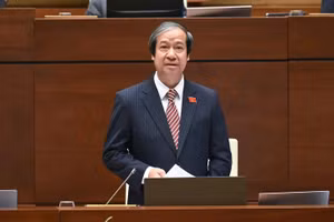 Bộ trưởng Bộ Giáo dục và Đào tạo Nguyễn Kim Sơn. (Ảnh: Gia Hân)