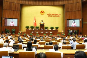Toàn cảnh phiên họp sáng 12/5.