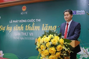 Thứ trưởng Bộ Y tế Vũ Mạnh Hà. 